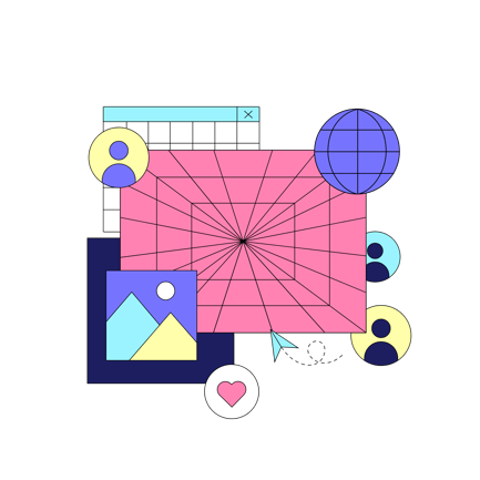 Community Building Illustration