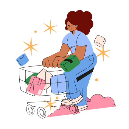 Shopping Cart Scooter