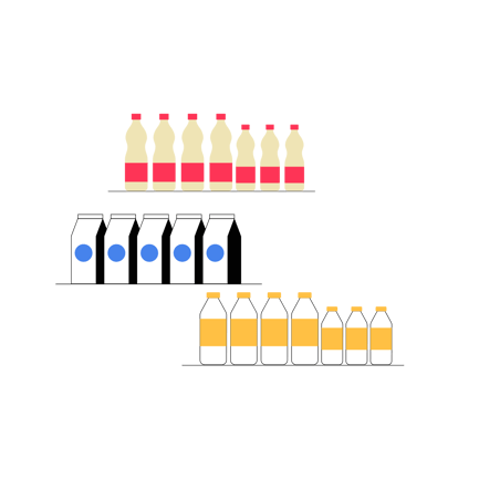 Dairy Drinks Shelf Pop-up Animation