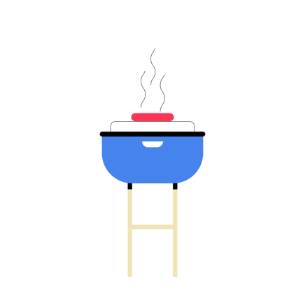 Barbecue Grill Illustration