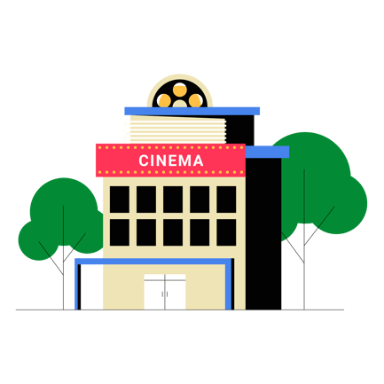 Movie Theater Illustration