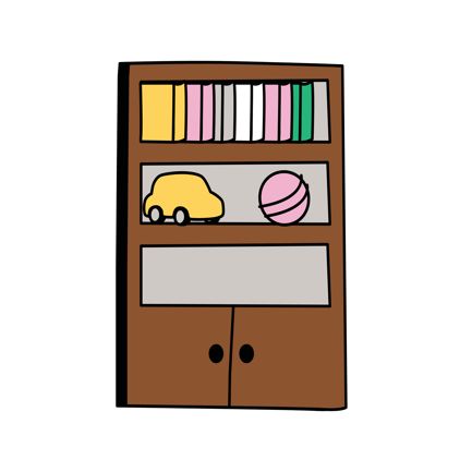 Kids Room Shelf