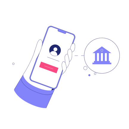 Ilustración de la Aplicación Móvil de Cuenta Bancaria