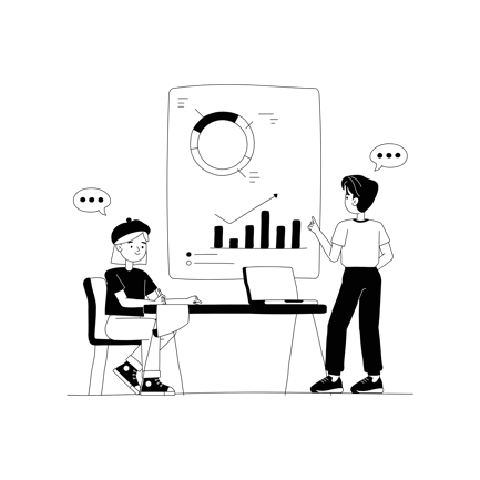 Marketing Team Discussing Data and Analytics