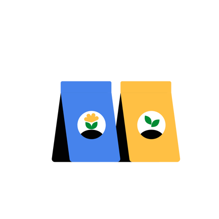 Animated Fertilizer Bags for Gardening and Agriculture