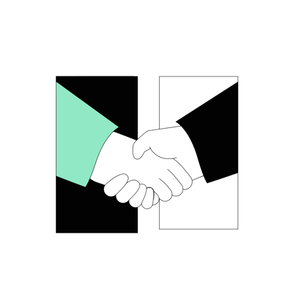 Handshake Agreement Illustration