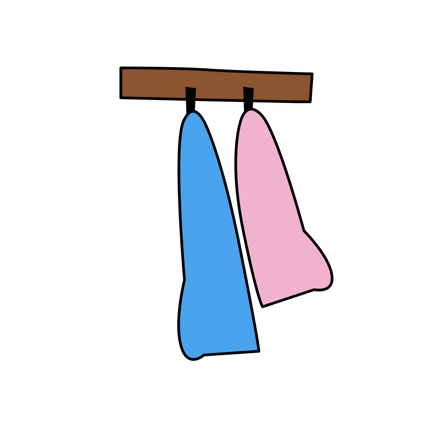 Towel Hook Rack