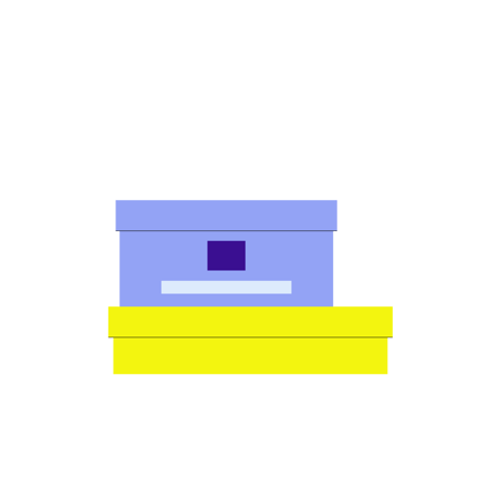 Geometric Style Box Illustration