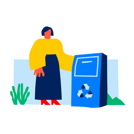 Bac de recyclage
