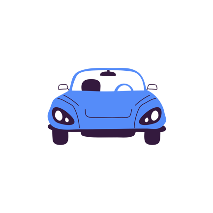 Voiture à la mode