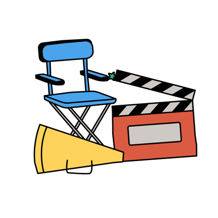 Aufbau des Filmregisseurs