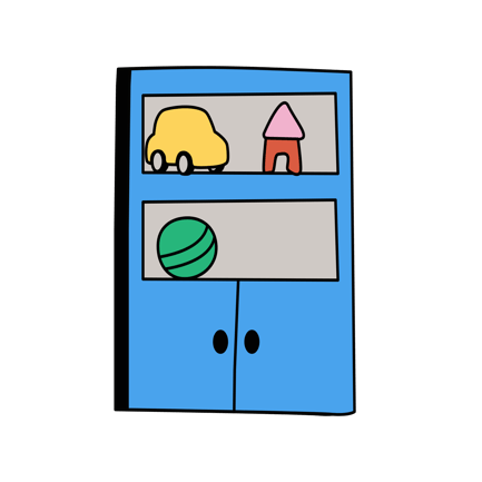 Kommode für Kinderzimmer