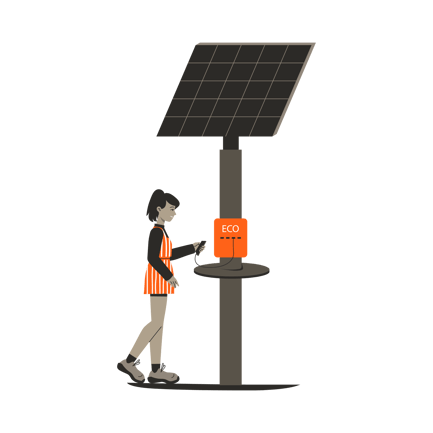 Solarladestation