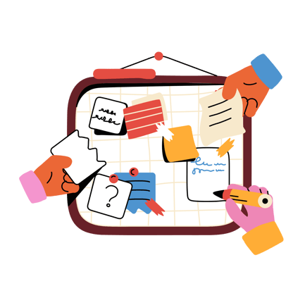 Collaborative Study Planning Board Animation