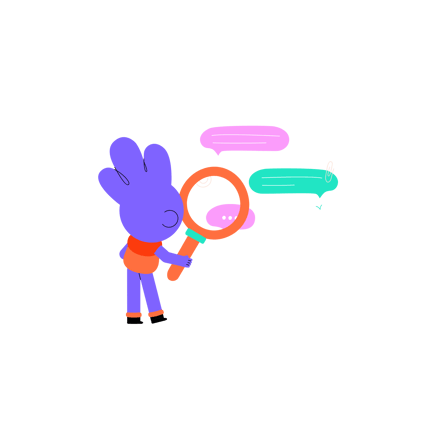 Character Searching in Chat Illustration