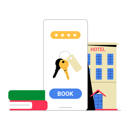 Room Booking Illustration