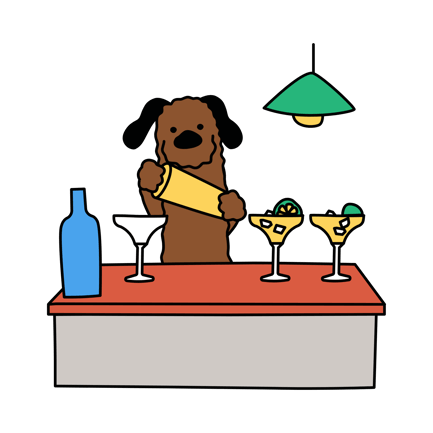 Barkeeper mixt Cocktails