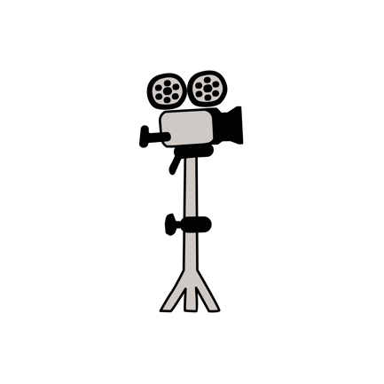 Film Camera on Tripod