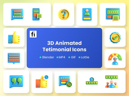 Preview: 3D Animated Testimonial