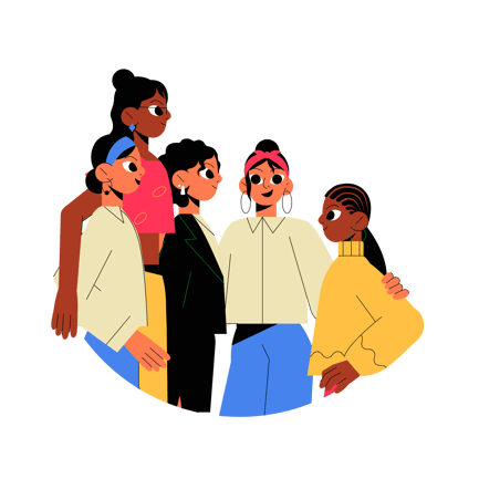 Diverse Group of Women Illustration