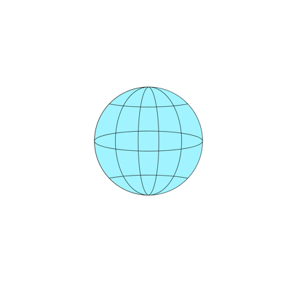 Rotating Globe Illustration