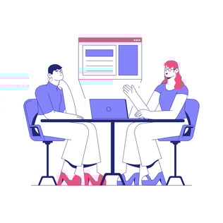 Business People Meeting Illustration