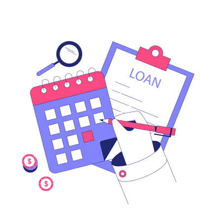 Loan Amortization Schedule Illustration