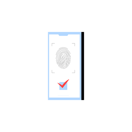 Fingerprint Identification Illustration