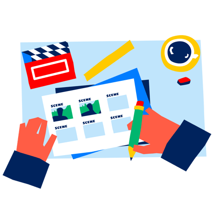 Storyboard-Planung