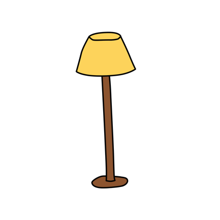 Lampe de sol