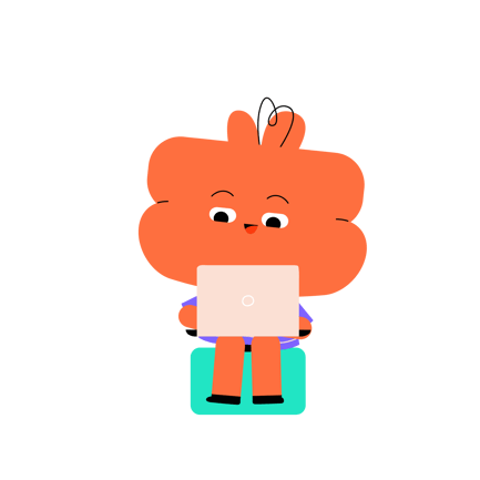 Cartoon Character Laptop