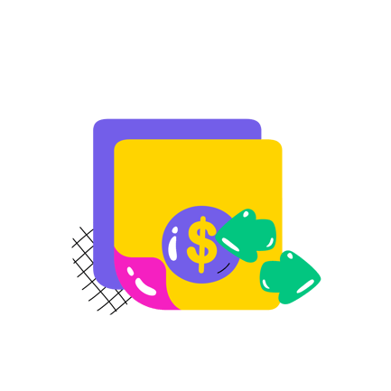 Cartoon Payment Invoice Illustration