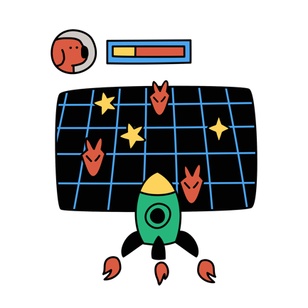 Space Shooter-Spiel