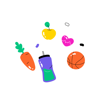 Health and Fitness Essentials Animation