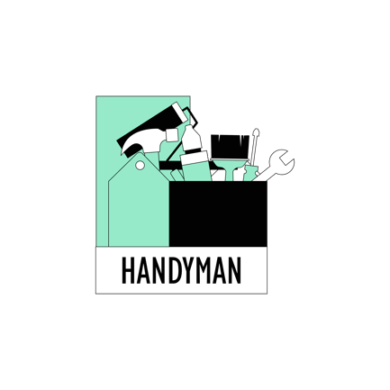 Handyman Toolbox Illustration for Repair Services