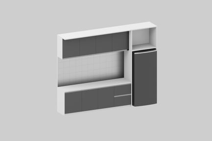 Preview: Minimalist Kitchen Set Cabinet