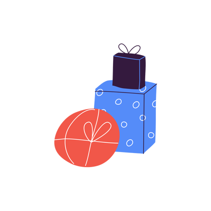 Verpackte Geschenke