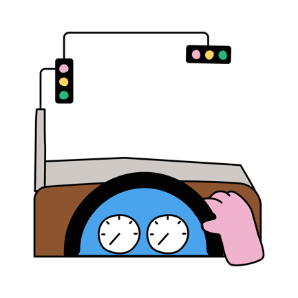 Ampelkreuzung