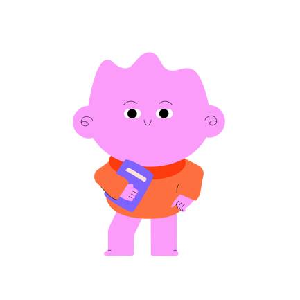 Personnage avec planificateur