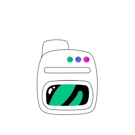 Cartoon Oven Illustration