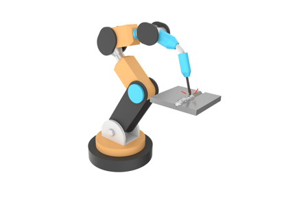 Preview: Welding Robot 3D Illustrations