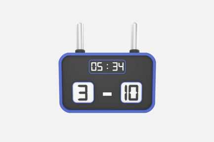 Preview: Bowling Scoreboard 3D Illustration
