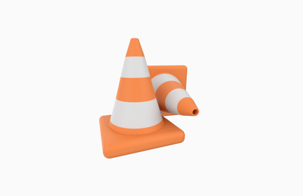 Preview: Traffic Cone 3D Icon