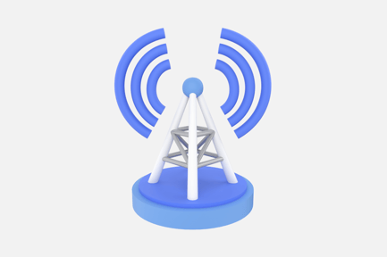 Preview: Signal Transmission Waves 3D Icon