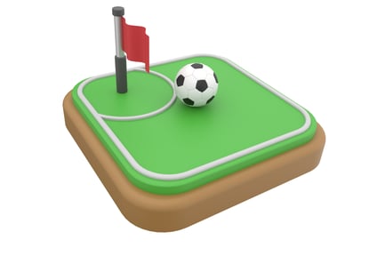 Preview: Corner Flag 3D Icon