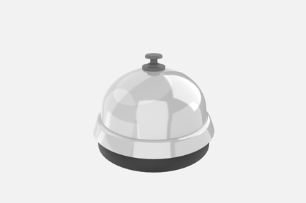 Preview: Desk Bell 3D Illustrations