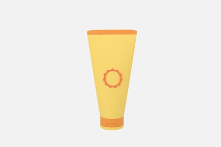 Preview: Sunscreen 3D Illustrations