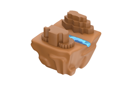 Preview: Canyon 3D Illustration