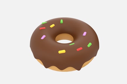 Preview: Donut 3D Icon