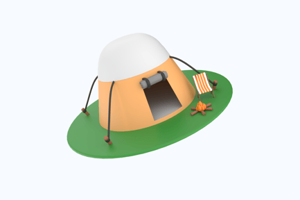 Preview: Camping Tent 3D Icons